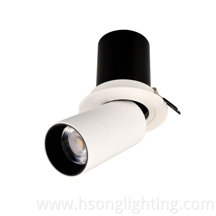 Commercial lighting rotated LED IP20 Aluminum Ceiling downlight